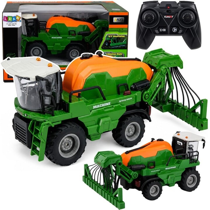 29715 Cosechadora agrícola con pulverizador, luces y sonidos, escala 1:24