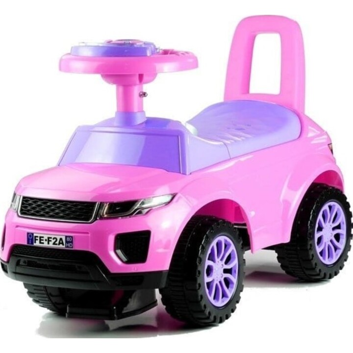 2890 Kinder-Schiebewagen 613W mit Licht und Geräuschen, rosa
