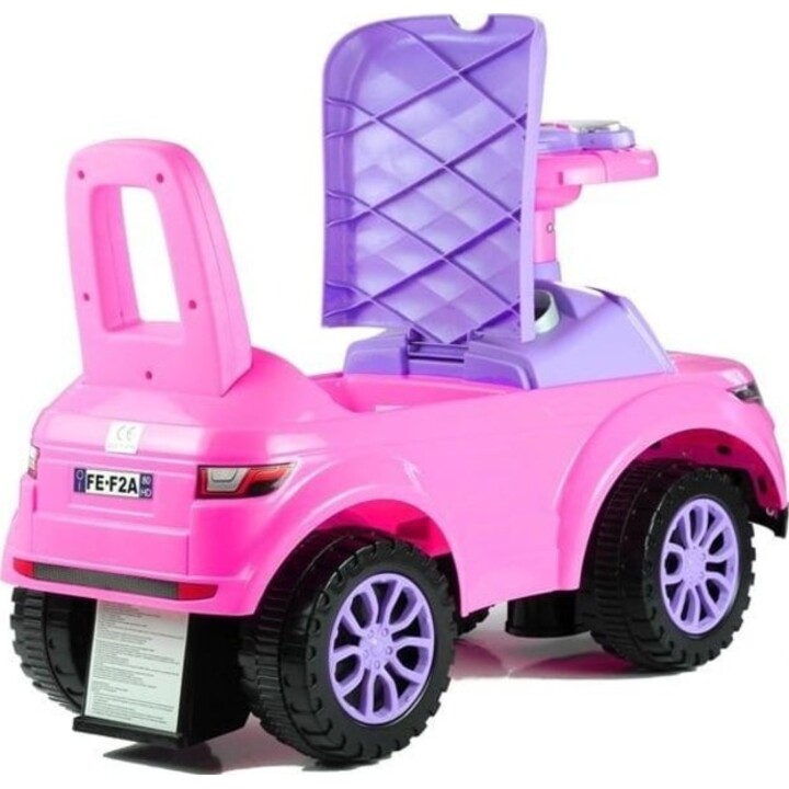 2890 Voiture à pousser pour enfants 613W avec lumières et sons, rose