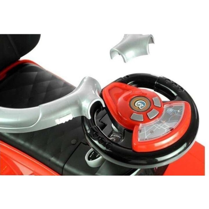 2851-LEAN_RED Kinder-Schiebewagen 614W Rot