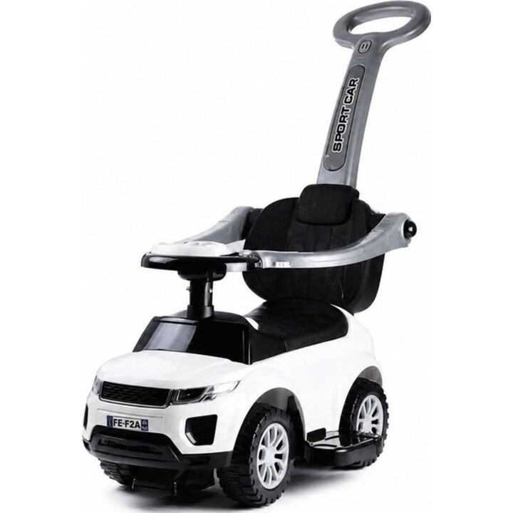2850 Carro de brincar para crianças, carrinho de empurrar, 614W, branco