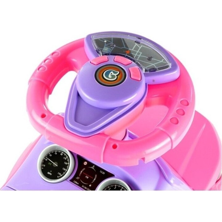 2853 Kinder-Schiebeauto, Kinderwagen, Spielzeug für Kleinkinder 614W, rosa