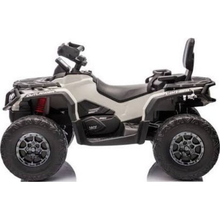 LEANToys 25029 Can-Am Outlander 4x4, quad à batterie, gris