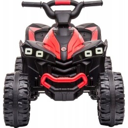 LEANToys 13559 HL568 Quad eléctrico para niños, alimentado por batería, color rojo