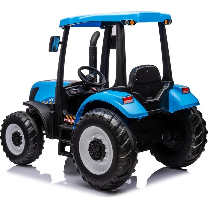 LEANToys 6863272 A011 Battery Powered Ride-On Tractor Blue 24V