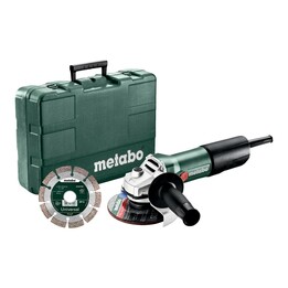 METABO SZLIFIERKA KĄT.125 W 850-125 SET +TARCZA DIAMENTOWA WALIZKA