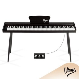 Piano digital de cuatro patas V-TONE BL-130 BK negro
