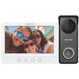 Kit videocitofono a 4 fili Hikvision DS-KIS213(B)