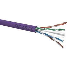 Cable de par trenzado SOLARIX CAT.6 U/UTP LSOH DCA de 305 m