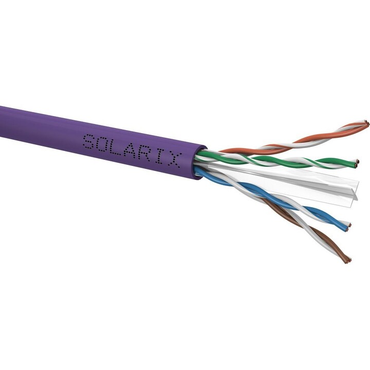 SOLARIX CAT.6 U/UTP LSOH DCA Twisted Pair Cable, 305 m