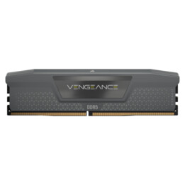 Mémoire Corsair DDR5 16 Go (1 x 16 Go) PC6000 Gris Vengeance CMK16GX5M1D6000Z38