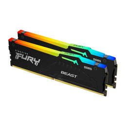 Kingston Technology Fury Beast 64gb 5600mt/s Ddr5 Cl36 Dimm (kit da 2) RGB