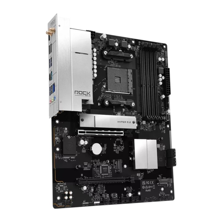 ASRock Mainboard B550 Rock WiFi - ATX - Socket AM4 - AMD B550