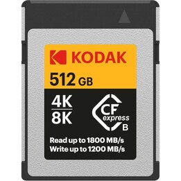 Tarjeta Kodak CFexpress Tipo B de 512 GB EKMCFX512GK
