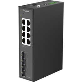 Switch industrial gerenciável inteligente Gigabit de 12 portas com 4 SFPs
