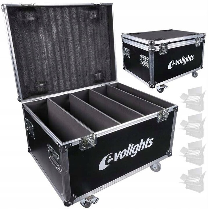 Evolights 60x10W RGBW LED Wall Washer Flight Case