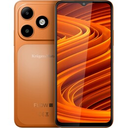 Kruger&Matz Flow 12, 4 GB, 64 GB, ecrã IPS de 6,56 polegadas, bateria de 5000 mAh, cor laranja
