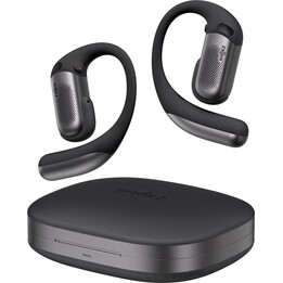 Casque Bluetooth 5.3 Shokz OpenFit Pro noir à oreillettes ouvertes, 12 heures d'autonomie (50 heures avec le boîtier)