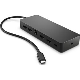 Puerto USB tipo C del HP 50H55UT: 1 x USB tipo C, 2 x USB, 1 x HDMI 4K, 1 x DisplayPort, 1 x RJ45, 1 x USB tipo C PD