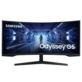 Samsung Odyssey G5 LC34G55TWWP 34" Curved Ultrawide Gaming Monitor / UWQHD / 1ms / 165Hz / VA / Black