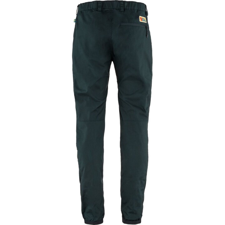 Pantalones de hombre Fjallraven Vardag 228895, azul marino oscuro, talla XL