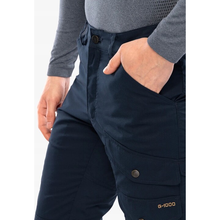 Pantalones de hombre Fjällräven Vidda Pro Lite 645416, azul marino oscuro, talla L