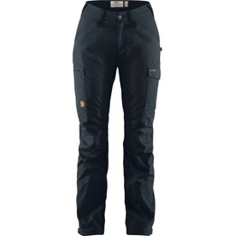 Pantalones Fjallraven Kaipak Curved 446557 para mujer, azul marino oscuro, talla L