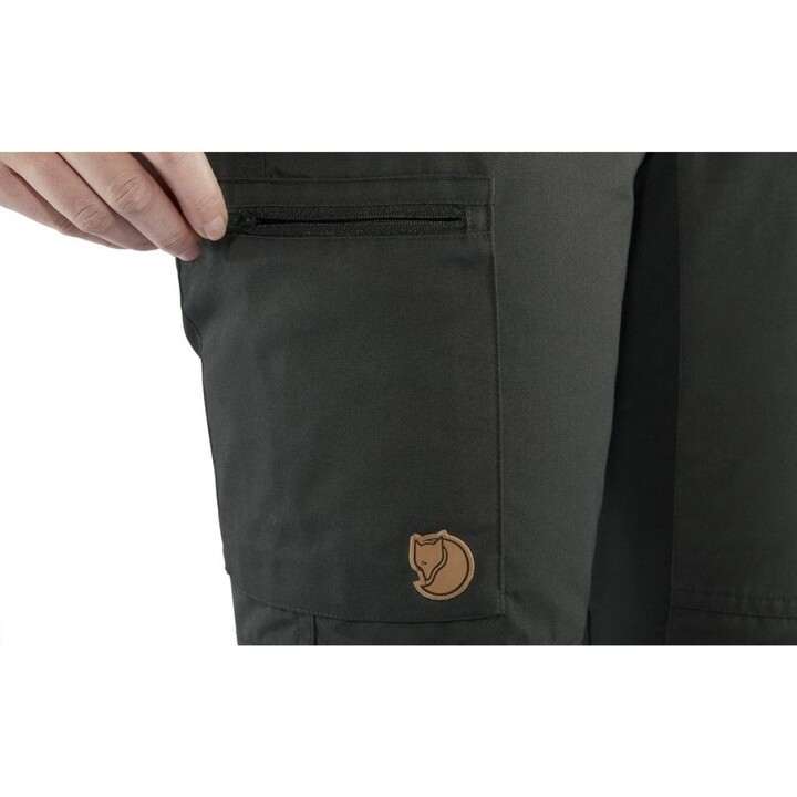 Pantalones Fjallraven Kaipak Curved 446557 para mujer, azul marino oscuro, talla L