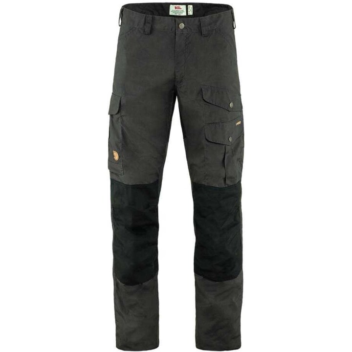 Pantalones de hombre Fjällräven Barents Pro 0007963100042084, gris oscuro y negro, talla 50 L