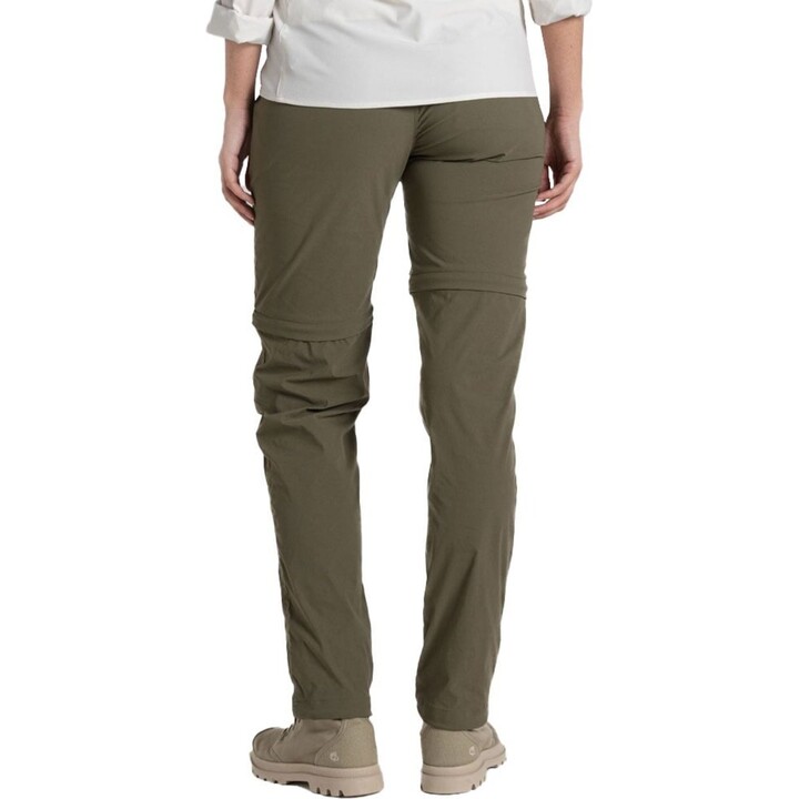 Pantalones convertibles para mujer Craghoppers NosiLife Pro III 696014, color «Wild Olive», talla S