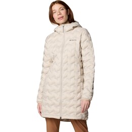Columbia Delta Ridge II 577979 Casaco comprido de penas para mulher, cor Dark Stone, tamanho XS