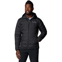 Columbia Delta Ridge 578412 Giacca da uomo con cappuccio in piuma, nera, taglia M