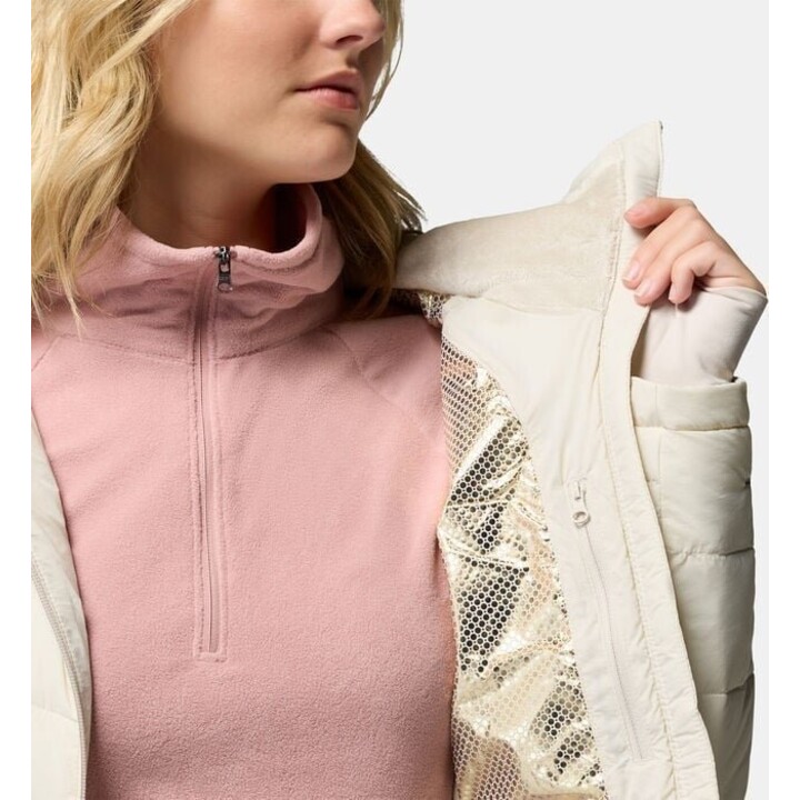 Chaqueta con capucha Columbia Joy Peak II 578567 para mujer, color Dark Stone, talla S