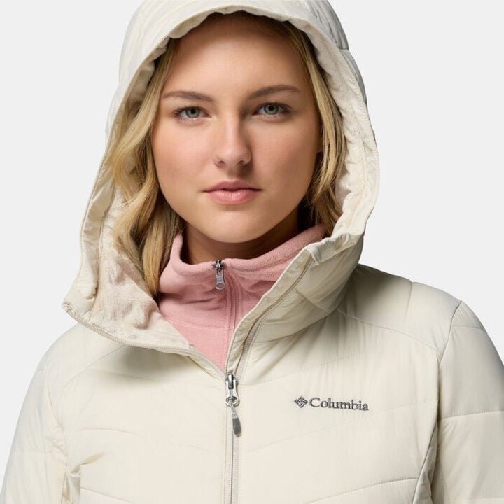 Chaqueta con capucha Columbia Joy Peak II 578567 para mujer, color Dark Stone, talla S