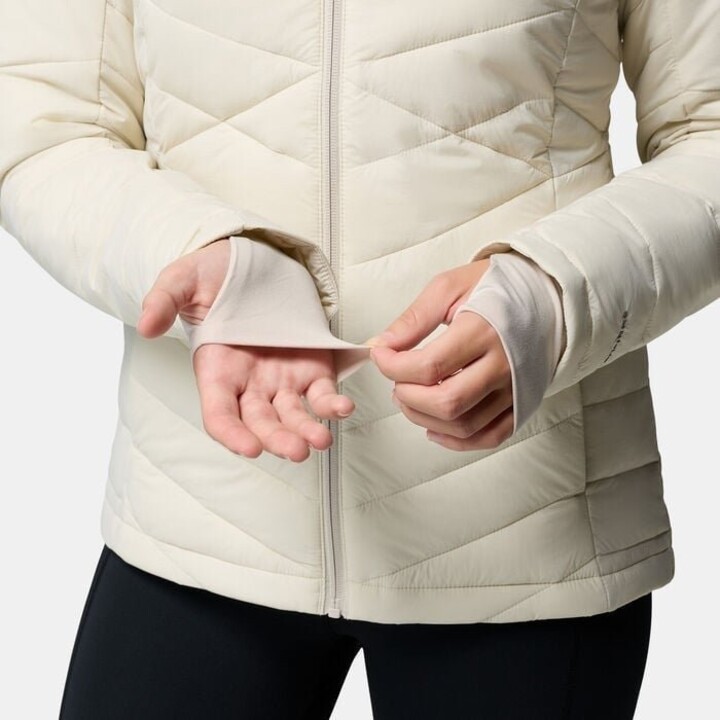 Chaqueta con capucha Columbia Joy Peak II 578567 para mujer, color Dark Stone, talla S