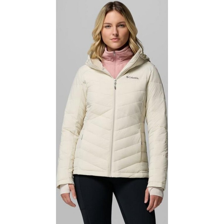 Chaqueta con capucha Columbia Joy Peak II 578008 para mujer, color Dark Stone, talla XS