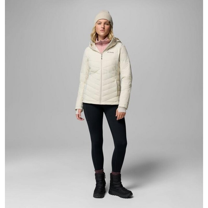Chaqueta con capucha Columbia Joy Peak II 578008 para mujer, color Dark Stone, talla XS