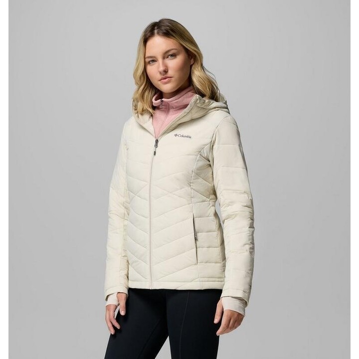Chaqueta con capucha Columbia Joy Peak II 578008 para mujer, color Dark Stone, talla XS