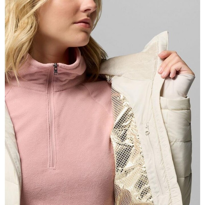 Chaqueta con capucha Columbia Joy Peak II 578008 para mujer, color Dark Stone, talla XS