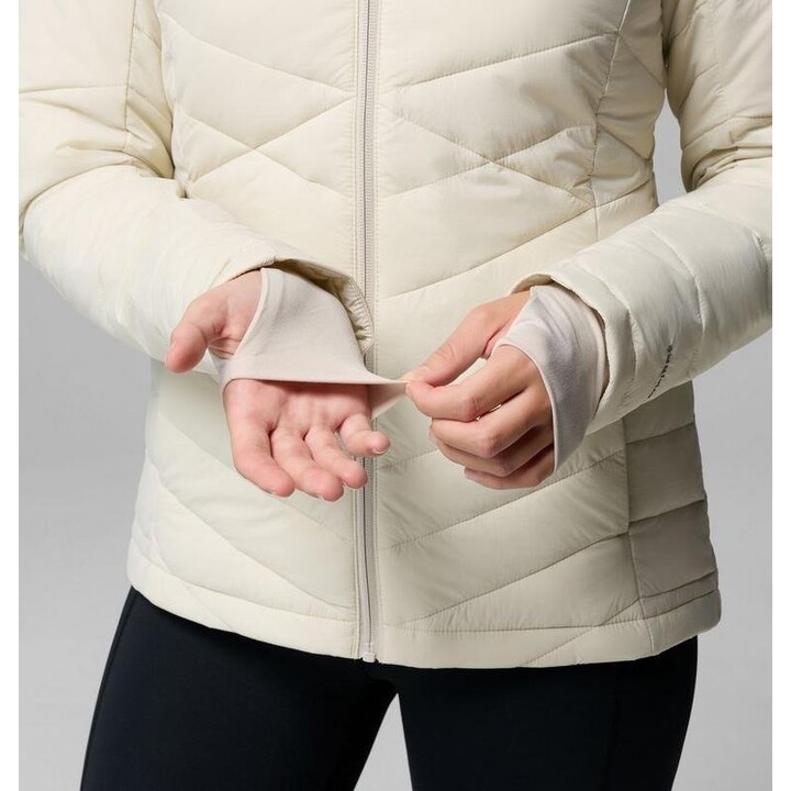 Chaqueta con capucha Columbia Joy Peak II 578008 para mujer, color Dark Stone, talla XS