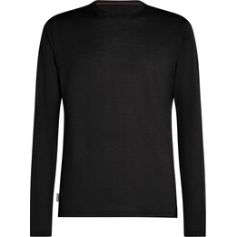 Maglietta a maniche lunghe da uomo Icebreaker Merino 150 Ace 687250, nera, taglia L