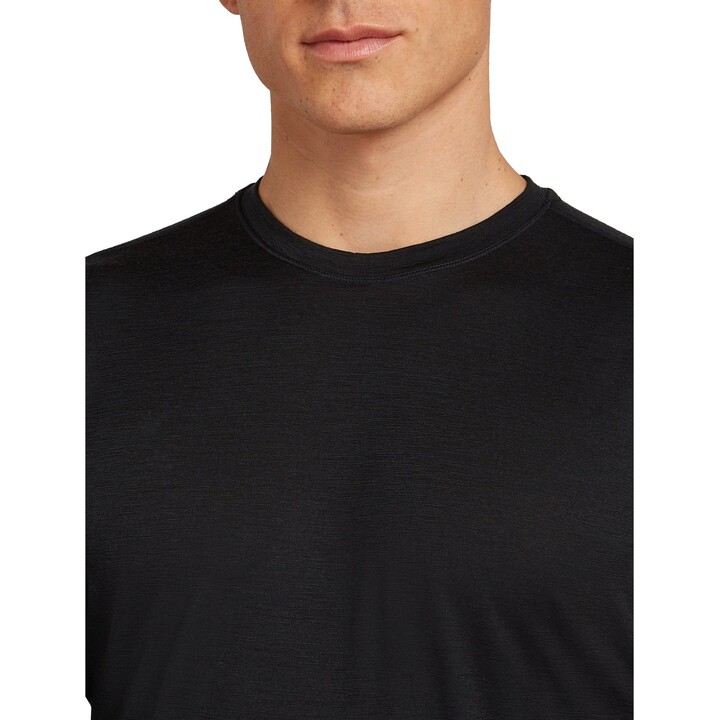 Camiseta de manga larga para hombre Icebreaker Merino 150 Ace 687250, color negro, talla L