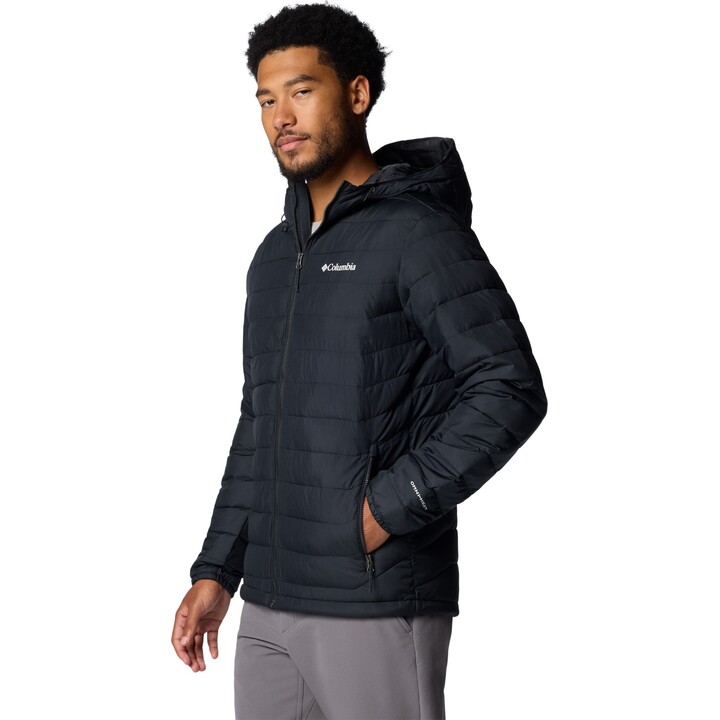 Chaqueta con capucha Columbia Powder Lite II 660095 para hombre, negra, talla S