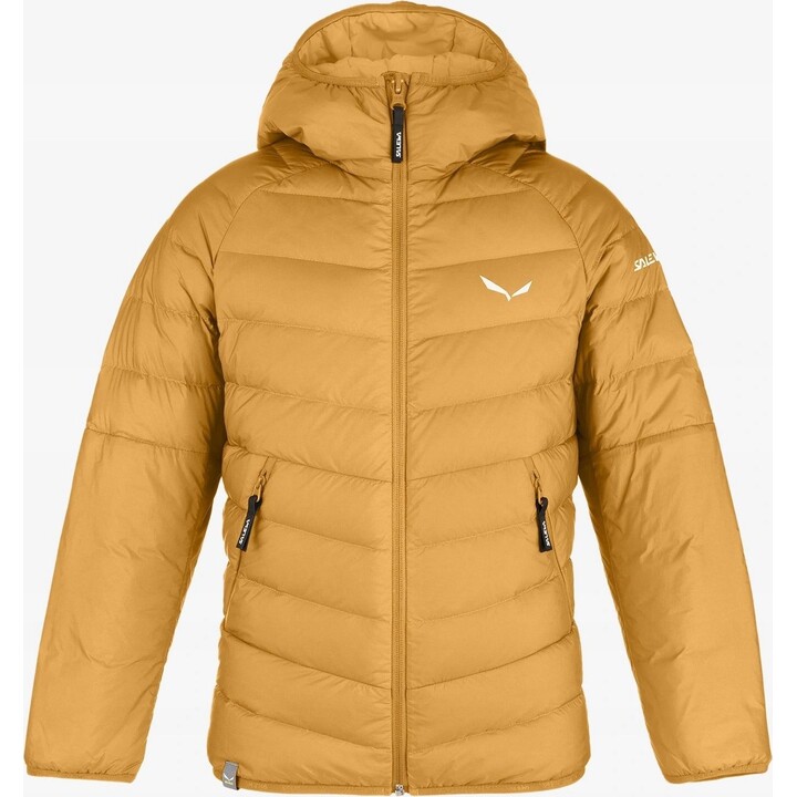 Chaqueta de plumón Salewa Brenta RDS 678142 para niños, color amarillo abeto, talla 116-128 cm