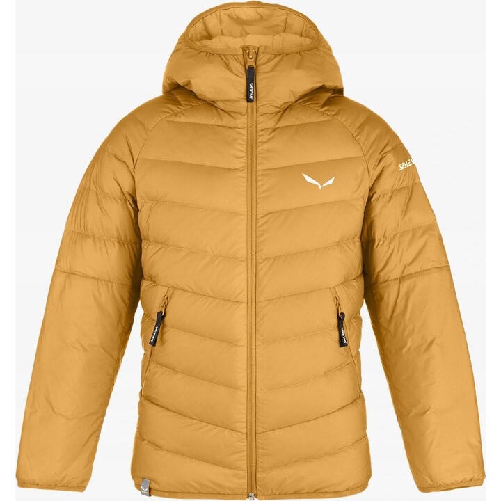 Chaqueta de plumón Salewa Brenta RDS 678252 para niños, color amarillo abeto, talla 128-140 cm