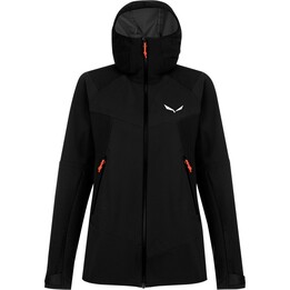 Casaco Softshell Salewa Sella DST 268241 para mulher, preto, tamanho L