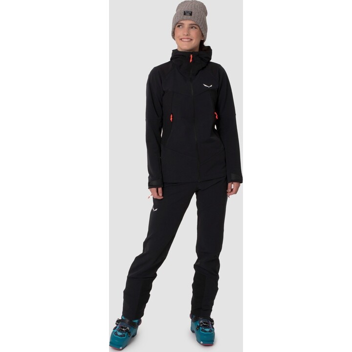 Pantalones Salewa Sella DST 0006548300003925 para mujer, negros, talla 36 S