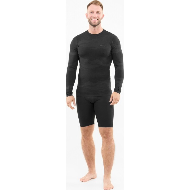 Camiseta interior térmica de manga larga Viking Gasher 705626, color negro, talla XL