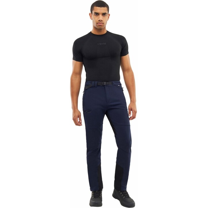 Pantalones de senderismo para hombre Viking Summit Warm 2.0 900/25/8237/1900, color azul marino, talla M