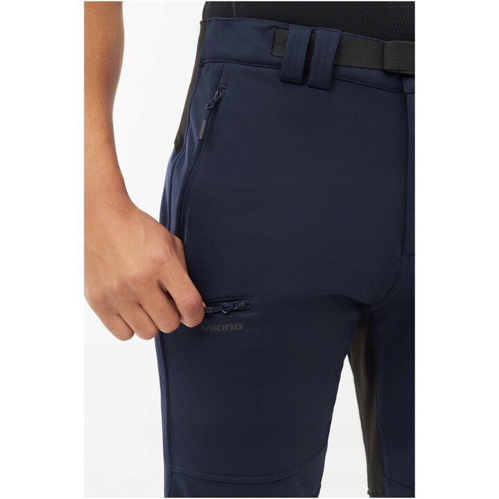 Pantalones de senderismo para hombre Viking Summit Warm 2.0 900/25/8237/1900, color azul marino, talla M